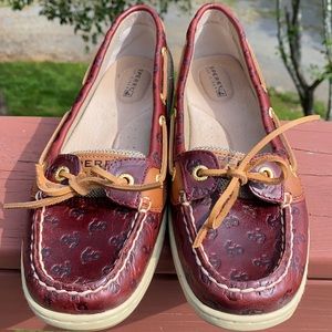 Anchor embossed Sperry Angelfish boat shoes